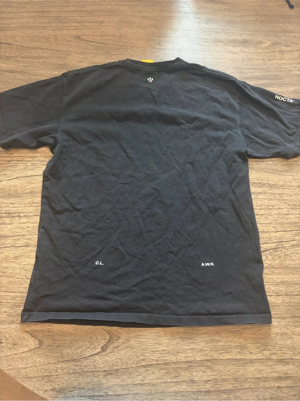 Nocta Nike Black Short-Sleeve Crew Tee with White Swoosh